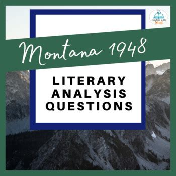 Read Online Montana 1948 Study Guide 