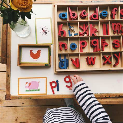 montessori letter work