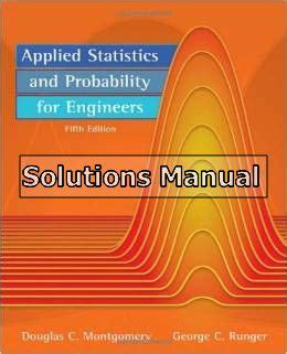 Read Online Montgomery Applied Statistics And Probability For Engineers 5E Solutionmanual 