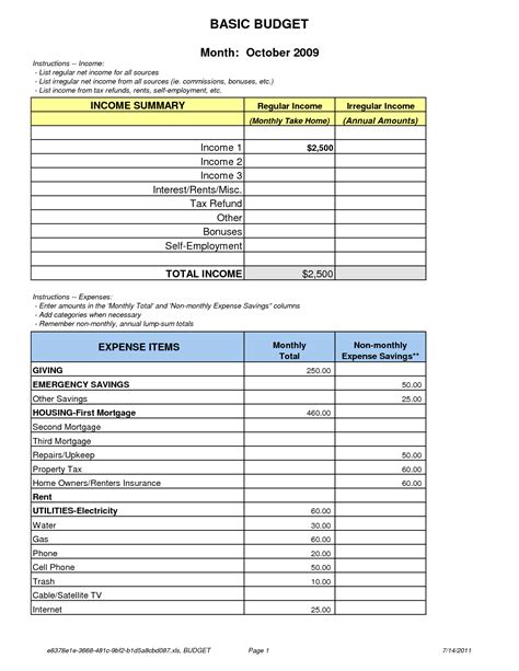 monthly budget sheet pdf DriverLayer Search Engine