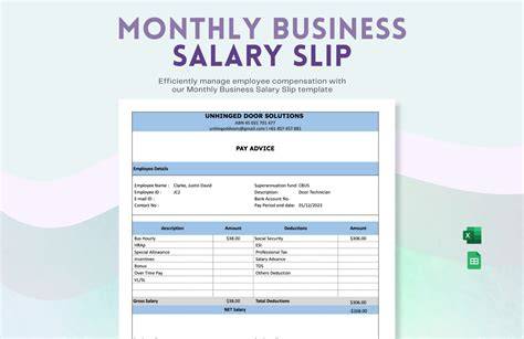 monthly salary slip sample for dubai