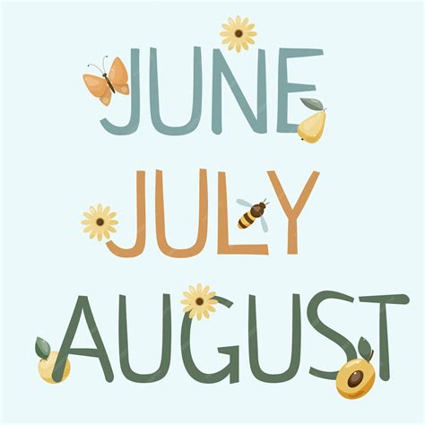 Months For Summer