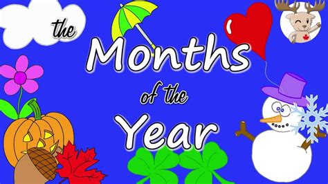 Months Of The Year Song Learn English July August September October November December - July August September October November December