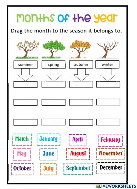 Months Of The Year Worksheets Season Of The Year Worksheet - Season Of The Year Worksheet