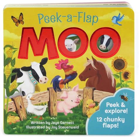 Read Online Moo Peek A Flap Childrens Board Book 