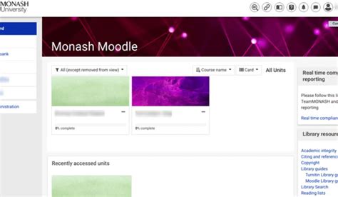 Moodle Monash 4
