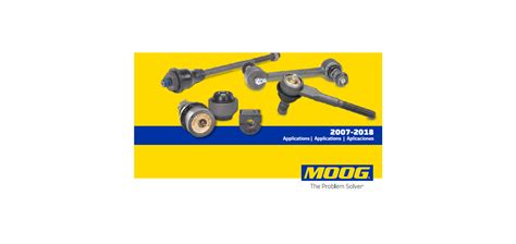 Moog Parts Catalog