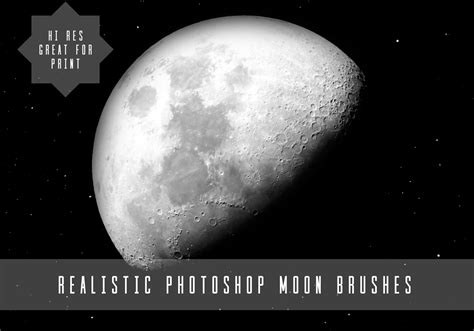 moon crater brush photoshop