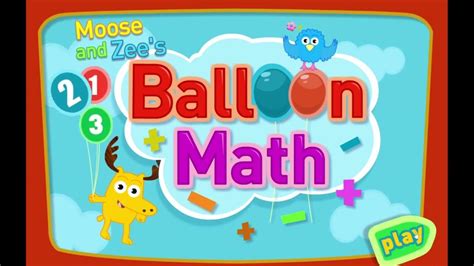 Moose Amp Zee Balloon Math Watchkreen Style Youtube Balloon Math - Balloon Math
