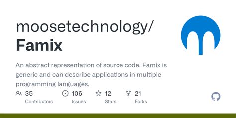 moosetechnology/Famix - Github