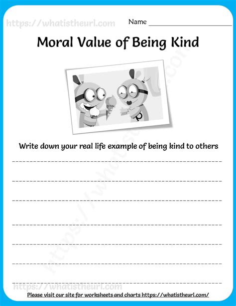 Moral First Grade Worksheet   Worksheets For Class 1 Moral Science Studiestoday - Moral First Grade Worksheet