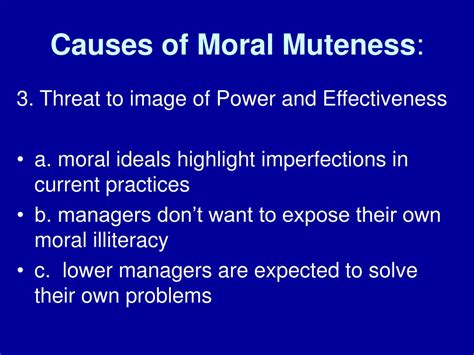 Moral Muteness