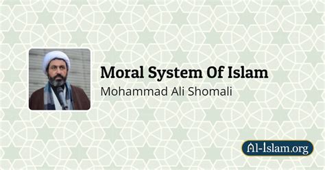 Moral System Of Islam