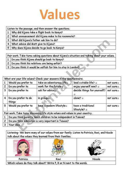 Moral Values Exercise Worksheet Primary Teaching Resources Twinkl Moral First Grade Worksheet - Moral First Grade Worksheet