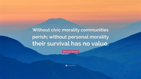 Morality And Survival Quotes