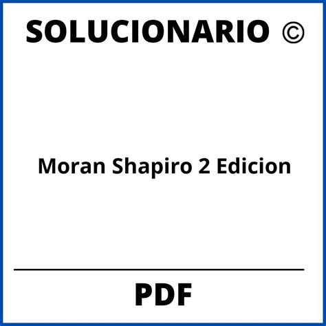 Moran Shapiro 2 Edicion