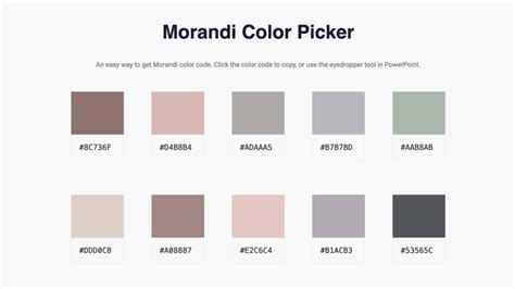 morandi color