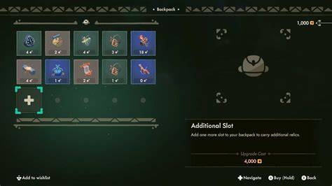 more backpack slots