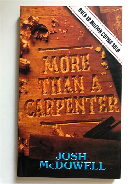 Full Download More Than A Carpenter By Josh Mcdowell 