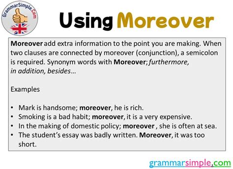 moreover definition