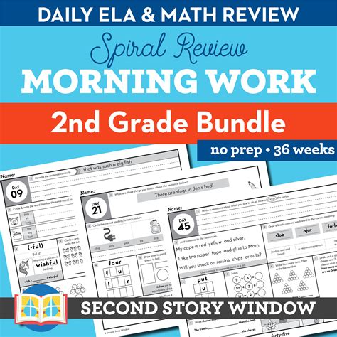 Morning Work 2nd Grade Spiral Review Teaching Second Morning Worksheets For 2nd Grade - Morning Worksheets For 2nd Grade