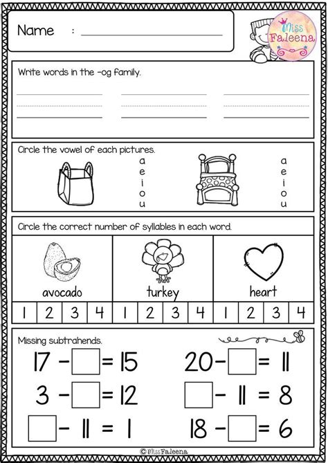 Morning Work Made Easy K 2 Morning Resources Kindergarten Morning Work - Kindergarten Morning Work
