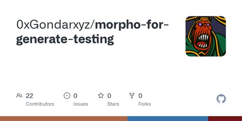 Morpho Testing Page