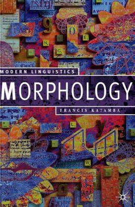 Morphology Francis Katamba