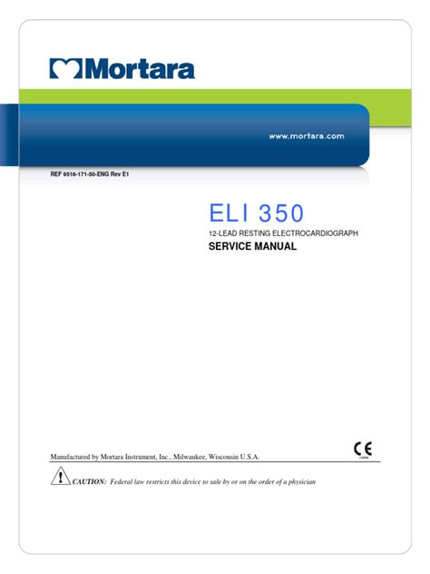 Download Mortara Eli 350 User Guide File Type Pdf 