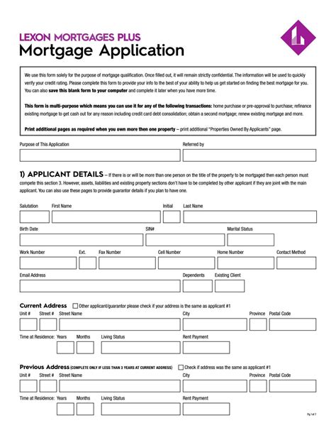 Full Download Mortgage Loan Application Documents 