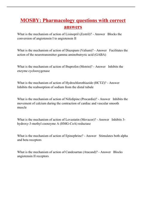 Read Mosby Answers Key Case Study 16 