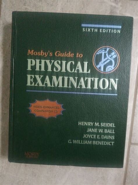 Full Download Mosby39S Guide To Physical Examination 6Th Edition 