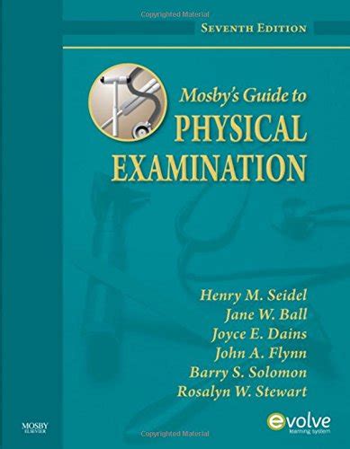 Read Online Mosby39S Guide To Physical Examination 7Th Edition 