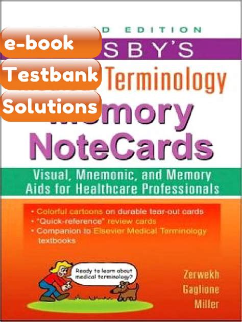 Mosbys Medical Terminology Memory Notecards 2e