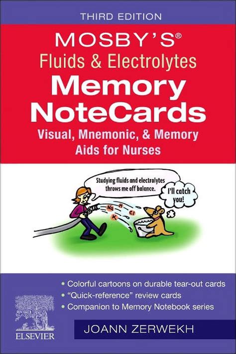 Download Mosbys Fluids Electrolytes Memory Notecards Visual Mnemonic And Memory Aids For Nurses 2E 