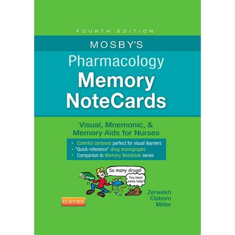 Download Mosbys Pharmacology Memory Notecards Visual Mnemonic And Memory Aids For Nurses 3E Edition 3 By Zerwekh 