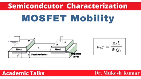 mosfet mobility equation