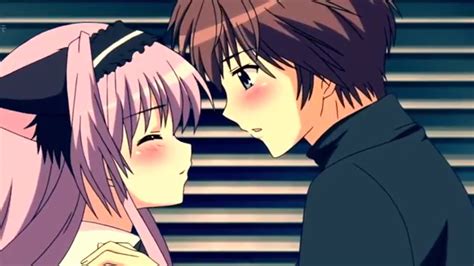  - Most romantic anime kisses gifs