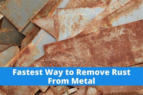 most effective and fast way to remove rust from metal radiator …