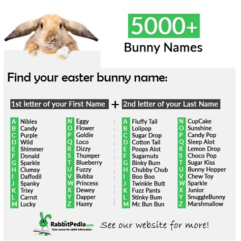 most popular girl rabbit names