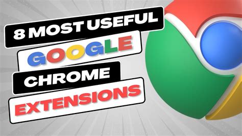 most useful Google Chrome extensions for productivity 