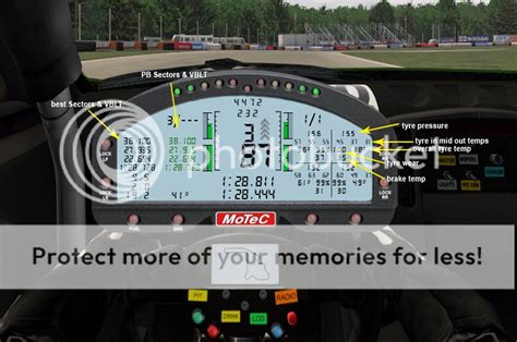 motec style display for rfactor