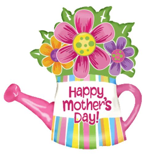 Mothers Day Flower Basket Cartoon