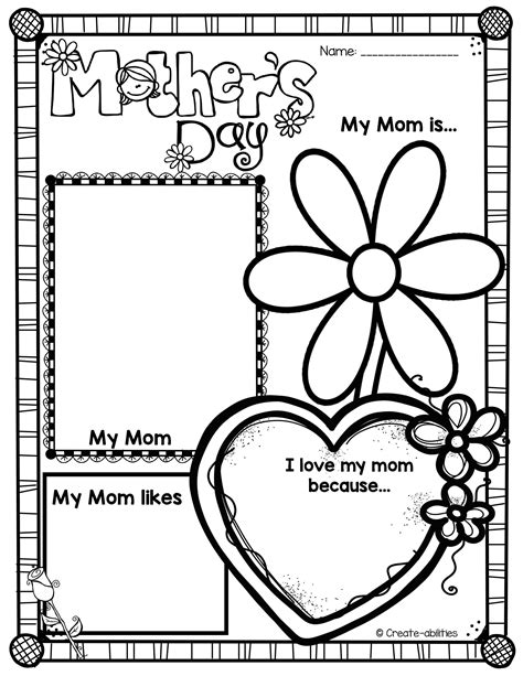 Mothers Day Worksheet Pdf Archives Crafts 4 Toddlers Mother S Day Worksheet For Preschool - Mother's Day Worksheet For Preschool
