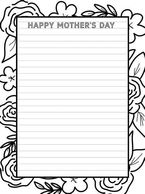 Motheru0027s Day Writing Paper Mothers Day Writing Paper - Mothers Day Writing Paper