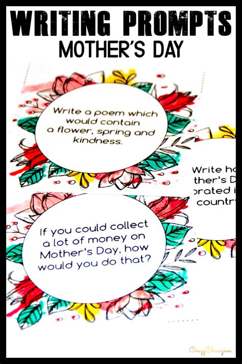 Motheru0027s Day Writing Prompts Celebrate Moms Through Words Mother S Day Writing Ideas - Mother's Day Writing Ideas