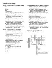 motion section 1 reinforcement answers