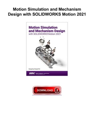 Read Online Motion Simulation And Mechanism Nong Lam University 