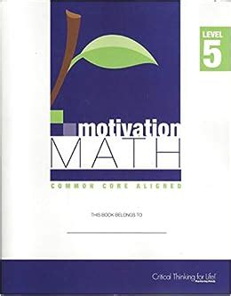 Read Online Motivation Math Level Five Answers 
