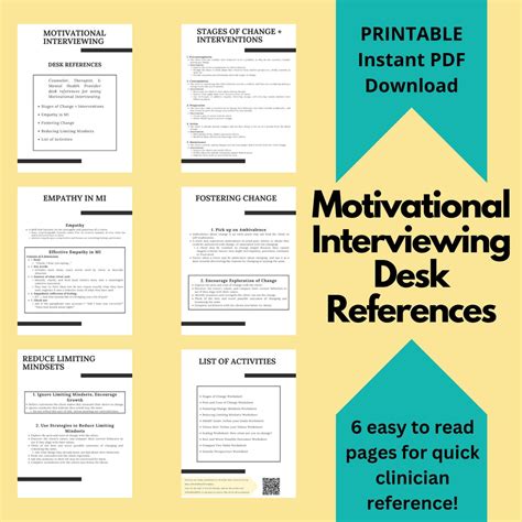 Motivational Interviewing Desk Reference Guide 2